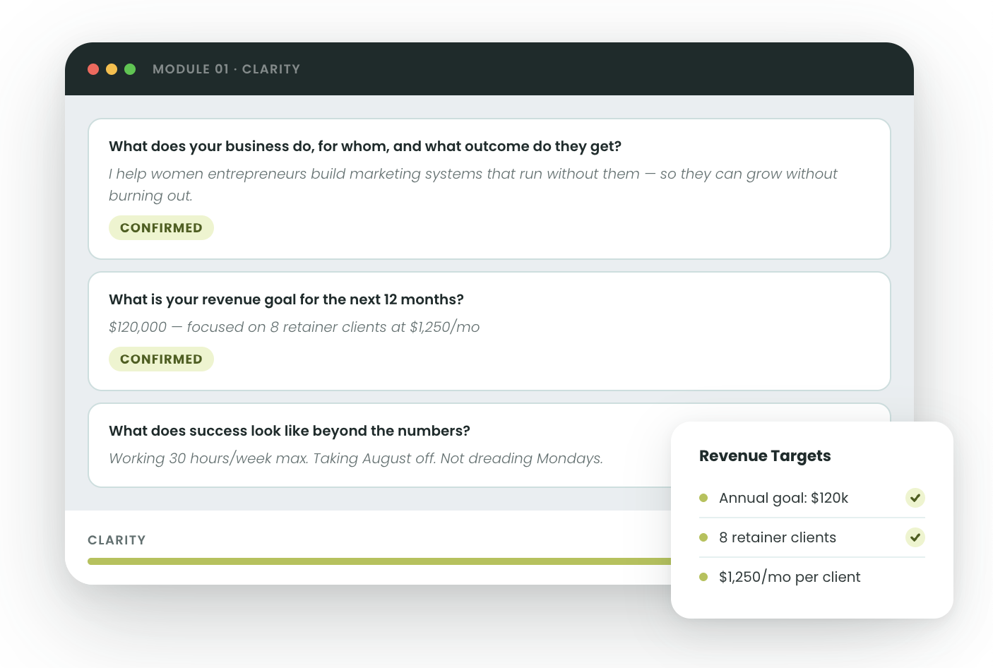 Clarity Module Interface